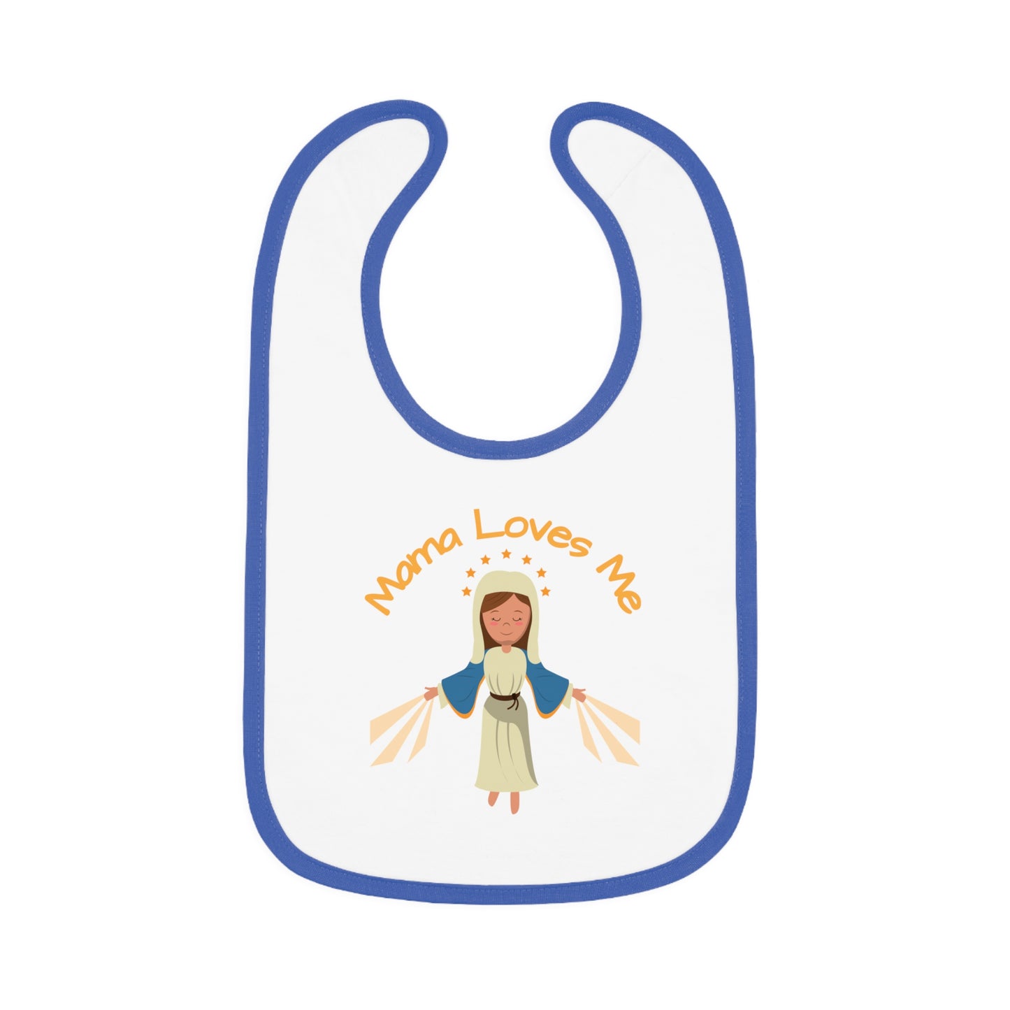 Mama Loves Me—Immaculate Conception | Boy & Girl Bib