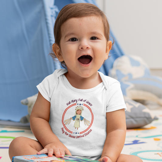 Immaculate Conception - Patroness of the USA | Boy & Girl Bodysuit